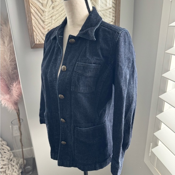 Womens Lauren Ralph Lauren Classic Denim Jacket - Picture 4 of 10